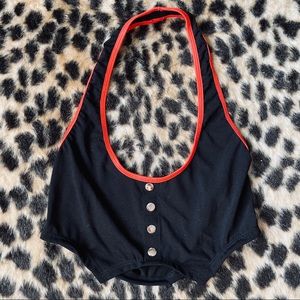 Body Rage black halter bralette